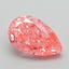 1.56 Ct. Fancy Vivid Pink Pear Lab Grown Diamond