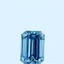 0.29 Ct. Fancy Blue Emerald Lab Grown Diamond