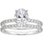 Platinum Luxe Petite Shared Prong Diamond Bridal Set (3/4 ct. tw.)