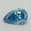 1.54 Ct. Fancy Vivid Blue Pear Lab Grown Diamond