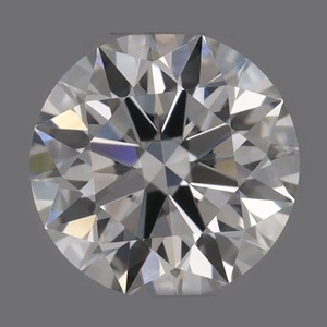 Round diamond — real photo
