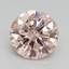 2.50 Ct. Fancy Light Pink Round Lab Grown Diamond