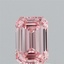 1.36 Ct. Fancy Intense Pink Emerald Lab Grown Diamond
