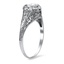 The Zenaveve Ring, smalltop view on a hand