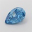 2.02 Ct. Fancy Vivid  Blue Pear Lab Grown Diamond