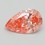 0.70 Ct. Fancy Vivid Pink Pear Lab Grown Diamond