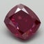 1.54 Ct. Fancy Purplish Red Cushion Lab Grown Diamond