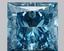 3.51 Ct. Fancy Vivid Blue Princess Lab Grown Diamond