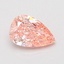 0.74 Ct. Fancy Vivid Pink Pear Lab Grown Diamond