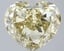 3.51 Ct. Fancy Yellow Heart Lab Grown Diamond