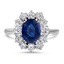 Retro Sapphire Cocktail Ring