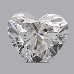 Heart diamond — real photo