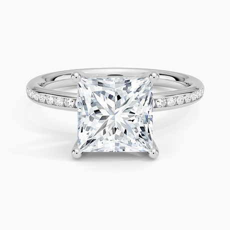 18K White Gold Tabitha Channel Set Diamond Ring