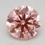 2.18 Ct. Fancy Vivid Pink Round Lab Grown Diamond