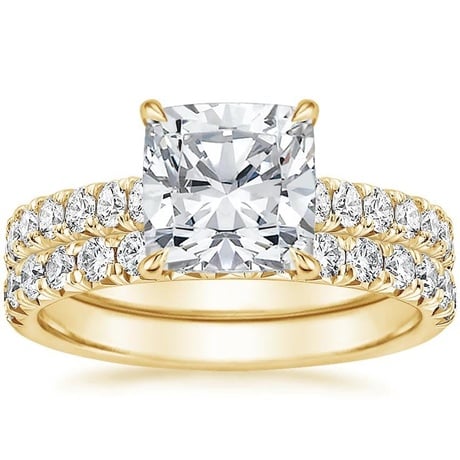 18K Yellow Gold Sienna Diamond Bridal Set (7/8 ct. tw.)