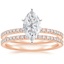 14K Rose Gold Luxe Ballad Bridal Set (1/2 ct. tw.)