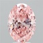 4.50 Ct. Fancy Vivid Pink Oval Lab Grown Diamond
