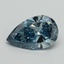 3.02 Ct. Fancy Vivid Blue Pear Lab Grown Diamond