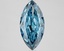 3.07 Ct. Fancy Vivid Blue Marquise Lab Grown Diamond