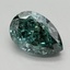 1.57 Ct. Fancy Vivid Green Radiant Lab Grown Diamond