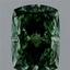 3.54 Ct. Fancy Vivid Green Cushion Lab Grown Diamond