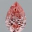 1.62 Ct. Fancy Vivid Pink Pear Lab Grown Diamond