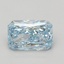 2.09 Ct. Fancy Vivid Blue Radiant Lab Grown Diamond