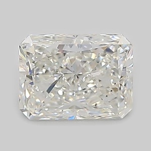 Radiant diamond — real photo