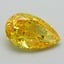 2.06 Ct. Fancy Vivid Yellow Pear Lab Grown Diamond
