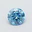 1.16 Ct. Fancy Vivid  Blue Round Lab Grown Diamond