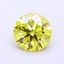 1.00 Ct. Fancy Intense  Yellow Round Lab Grown Diamond