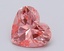 1.03 Ct. Fancy Vivid Pink Heart Lab Grown Diamond