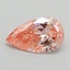 0.73 Ct. Fancy Vivid Pink Pear Lab Grown Diamond