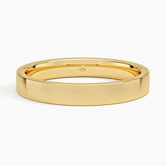 3mm Mojave Wedding Ring in 14K Yellow Gold