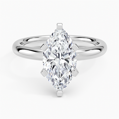 Four-Prong 2.5mm Comfort Fit Ring