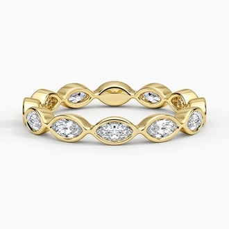 Bezel Marquise Eternity Diamond Ring (3/4 ct. tw.)