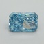 1.69 Ct. Fancy Vivid Blue Radiant Lab Grown Diamond
