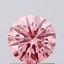 0.84 Ct. Fancy Vivid Pink Round Lab Grown Diamond