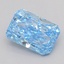 0.51 Ct. Fancy Vivid  Blue Pear Lab Grown Diamond