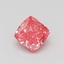 0.54 Ct. Fancy Vivid Pink Cushion Lab Grown Diamond
