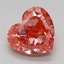 2.87 Ct. Fancy Vivid Pink Heart Lab Grown Diamond