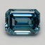 2.21 Ct. Fancy Vivid Blue Emerald Lab Grown Diamond