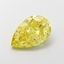 3.10 Ct. Fancy Yellow Pear Lab Grown Diamond