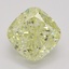 1.70 Ct. Fancy Yellow Cushion Diamond