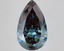 6.04 Ct. Fancy Deep Blue Pear Lab Grown Diamond