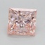 1.55 Ct. Fancy Intense  Pink Princess Lab Grown Diamond