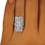 The Bellingham Ring, smalltop view on a hand