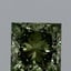 1.01 Ct. Fancy Vivid Green Princess Lab Grown Diamond