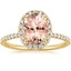 18K Yellow Gold Waverly Halo Diamond Ring (1/2 ct. tw.), smalltop view