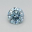 0.31 Ct. Fancy Vivid Blue Round Lab Grown Diamond